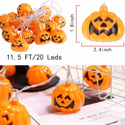 Luces Led De Halloween Calabazas