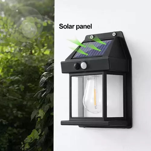 Farol Solar De Pared + Sensor Movimiento